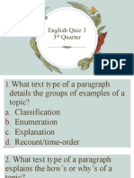 English Quiz