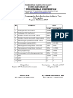 4.3.1.2 Hasil Pengumpulan Data Berdasarkan Indikator Yang Ditetapakan