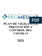 Plan de Vigilancia Covid - Corporación Jolucava 2021