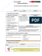 SESIÓN TUTORÍA Mis Fortalezas Contribuyen Al Logro de Mis Metas