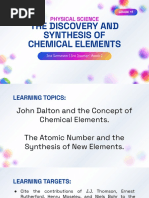 PS Week 2 - The Discovery and Synthesis of Chemical Elements PDF