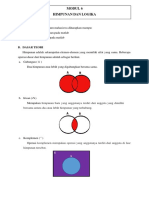 Modul 6 Himpunan Dan Logika