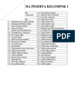 Daftar Nama Peserta Kelompok 1-1 PDF