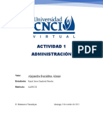 Actividad 1 Administración