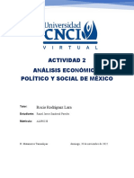 Actividad 2 Analisis Economico, Politico y Social de México