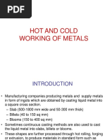 Hot and Cold Working of Metals