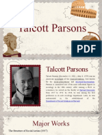 Talcott Parsons' Influential Theories of Functionalism