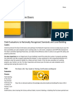 Field Labeling of Fire Doors