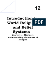 Intro To World Religions Belief Systems - Q1 - Week1 For Student