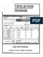 Rectification Program Manual - Air Software - Alphee Lavoie
