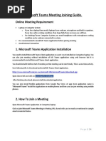 Microsoft Teams Meeting Joining Guide