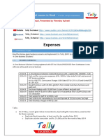 Tally Prime full course sample assessment expenses transactions