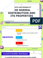 The Normal Distribution and Its Properties