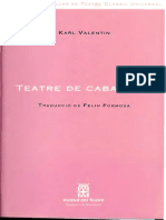 2000 Teatre de Cabaret - Karl Valentin PDF