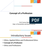 Concept of Profession