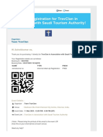 Ticket(s) For TravClan in Association With Saudi Tourism Authority