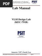 KEC-751B (VLSI Design Lab)