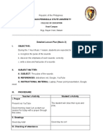 Detailed Lesson Plan Music in Grade 2 - TALA - RENZ - S. - BPED2B