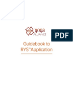 Guidebook To RYS Application