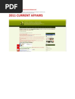 Current Affairs eBook 2011