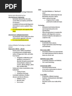 First Year Medical Technology Subjects | PDF | Health Care | Science