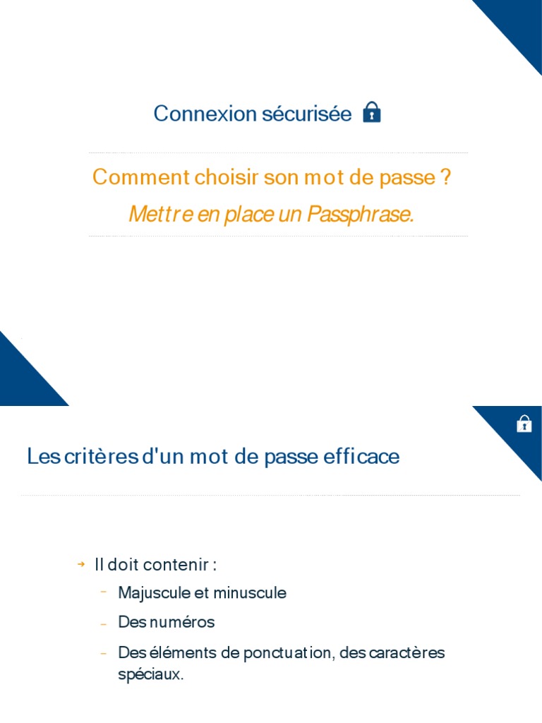 Choisir un Mot de Passe Sécurisé PDF — free download