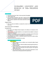 Philippine Literary History: Geographic, Linguistic and Ethnic Dimensions