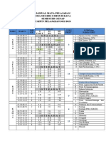 Jadwal KBM Semester Genap