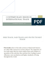 2.4 Contemporary Issues of International Trade