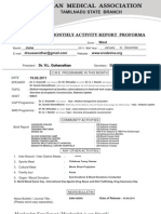 IMA Monthly Report Form June