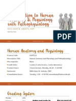 Introduction To Anatomy and Physiology