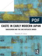 Caste in Early Modern Japan Danzaemon and The Edo Outcaste Order 1nbsped 0429863039 9780429863035 - Compress PDF