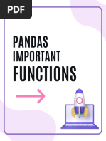 Top Pandas Functions