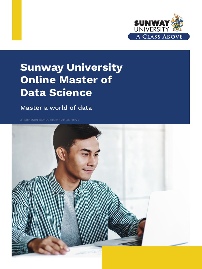 Master of Data Science Programme Guide PDF Data Analysis Data