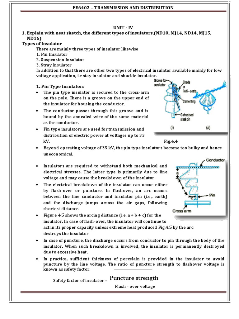 Insulator PDF | PDF | Insulator (Electricity) | Capacitance