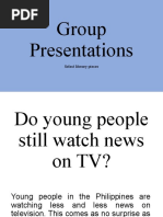 Do Young People Still Watch News On TV