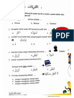 UJI KOMPETENSI BAB 4 B ARAB KLS 3