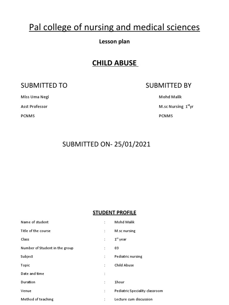 Child Abuse | PDF | Child Abuse | Child Neglect