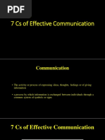 7 Cs of Effective Communication