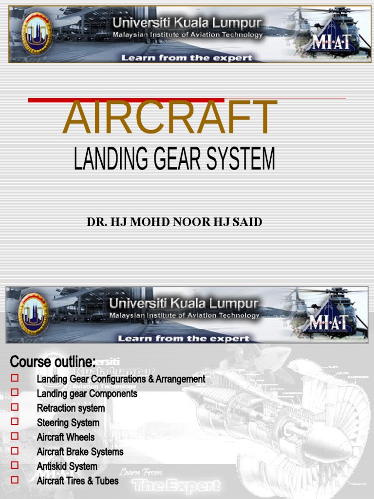 Aircraft Landing Gear System Feb 2023 PDF Landing Gear Pump