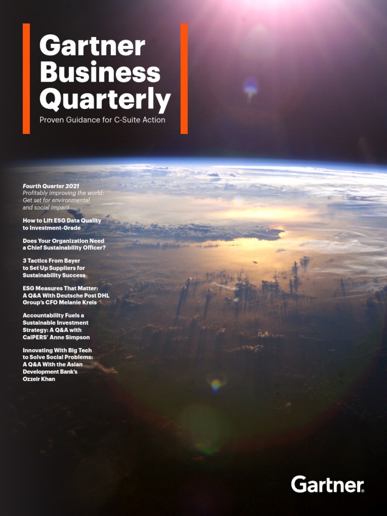 Gartner Business Quarterly 4q21 PDF PDF Business Business Economics