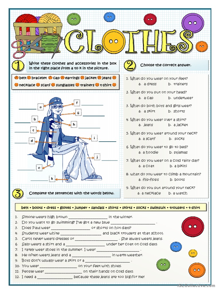 What Clothes Do You Wear? PDF PDF
