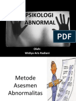 Psikologi Abnormal Pertemuan 5v