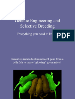 Genetic Engineering Vs Selective Sreeding