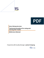 Technical Procedure For Using and Storing The Troxler