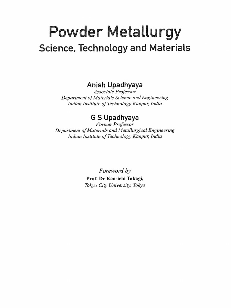 Metallurgy: Powder | Download Free PDF | Sintering | Alloy