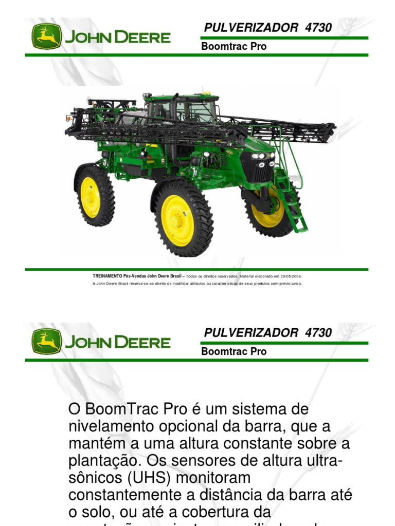 Pulverizador 4730 | PDF | Solo | Brasil