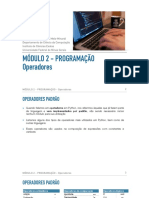 Programação em Python: Operadores