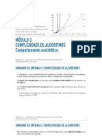 Aula 37 - Comportamento Assintótico