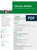 Tallal Amina: Profil Personnel